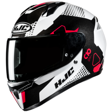 HJC CASCO INTEGRALE C10 ASPA ROSSO MC1