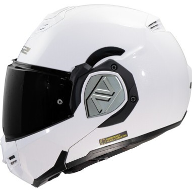 LS2 CASCO RIBALTABILE ADVANT WHITE GLOSS