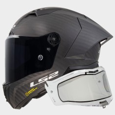 LS2 CASCO INTEGRALE THUNDER GP AERO CARBONIO + IRID TRASPARENTE