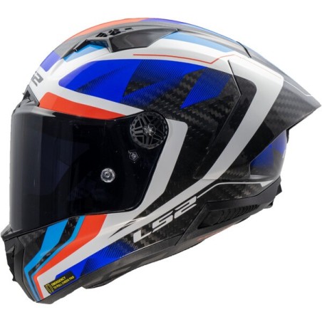 LS2 CASCO INTEGRALE THUNDER GP AERO RAUTE BLU ROSSO