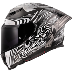 LS2 CASCO INTEGRALE DRAGON ENTHUM BIANCO