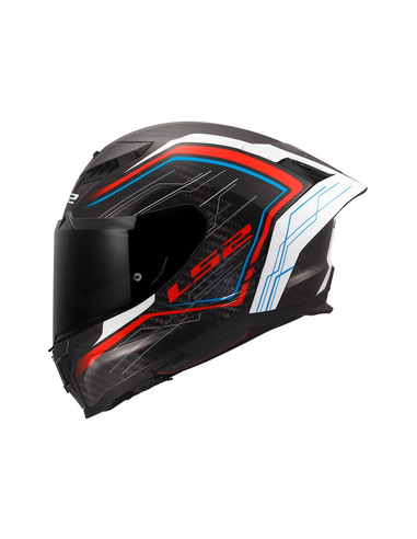 LS2 CASCO INTEGRALE DRAGON SUBIC ROSSO BIANCO BLU