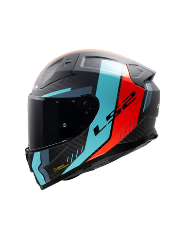 LS2 CASCO INTEGRALE VECTOR II GRID AZZURRO ROSSO
