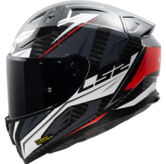 LS2 CASCO INTEGRALE VECTOR II SAVAGE BIANCO ROSSO