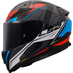 LS2 CASCO INTEGRALE VECTOR II SAVAGE BIANCO ROSSO BLU