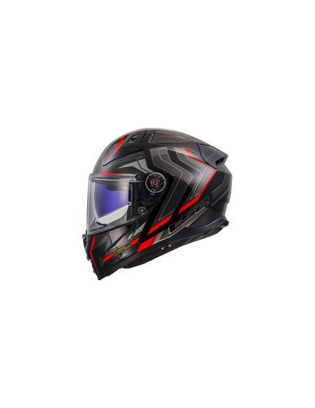 LS2 CASCO INTEGRALE VECTOR II ALIZER NERO ROSSO
