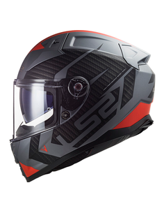 LS2 CASCO INTEGRALE SPLITTER ROSSO