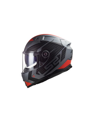 LS2 CASCO INTEGRALE SPLITTER ROSSO
