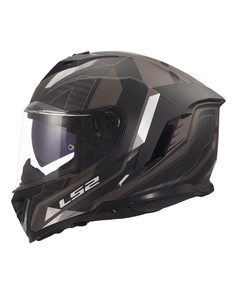 LS2 CASCO INTEGRALE STORM II SPORTY NERO