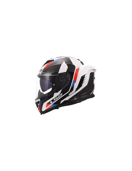 LS2 CASCO INTEGRALE STORM II SPORTY BLU ROSSO BIANCO