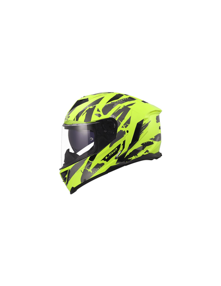 LS2 CASCO INTEGRALE STORM II KAOS GIALLO FLUO