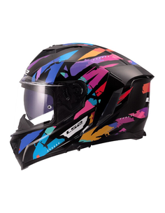 LS2 CASCO INTEGRALE STORM II KAOS MULTICOLOR