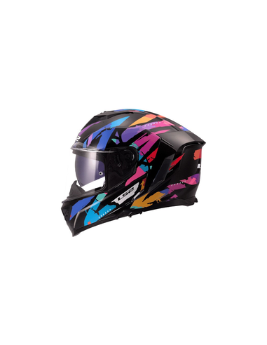 LS2 CASCO INTEGRALE STORM II KAOS MULTICOLOR
