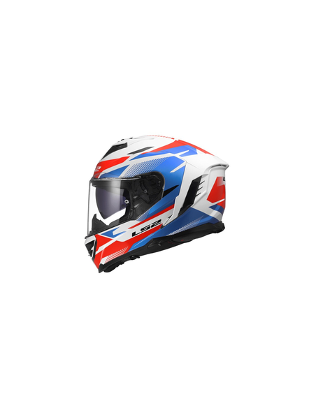 LS2 CASCO INTEGRALE STORM II KOMAI ROSSO BLU BIANCO