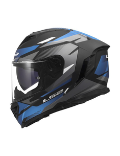 LS2 CASCO INTEGRALE STORM II KOMAI NERO OPACO BLU