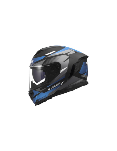 LS2 CASCO INTEGRALE STORM II KOMAI NERO OPACO BLU