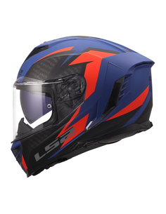 LS2 CASCO INTEGRALE STORM II DYNAMO BLU ROSSO