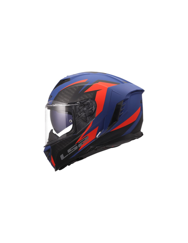 LS2 CASCO INTEGRALE STORM II DYNAMO BLU ROSSO