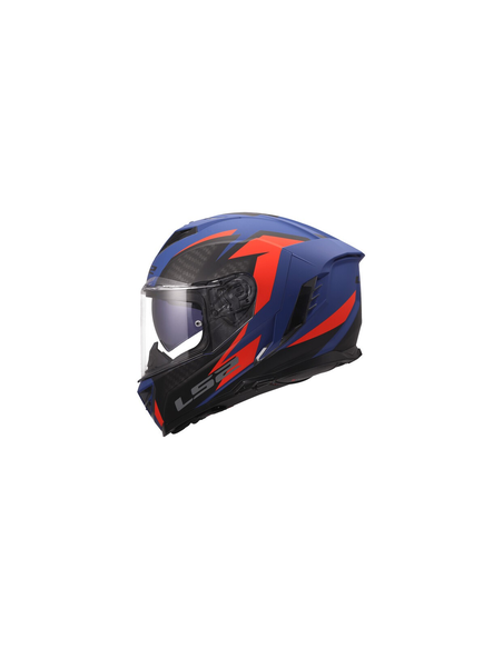 LS2 CASCO INTEGRALE STORM II DYNAMO BLU ROSSO