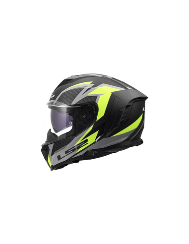 LS2 CASCO INTEGRALE STORM II DYNAMO NERO GIALLO