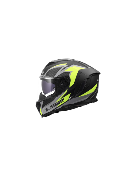 LS2 CASCO INTEGRALE STORM II DYNAMO NERO GIALLO