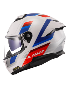 LS2 CASCO INTEGRALE STREAM II VINTAGE BLU ROSSO