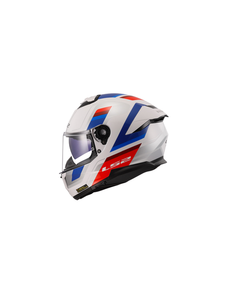 LS2 CASCO INTEGRALE STREAM II VINTAGE BLU ROSSO