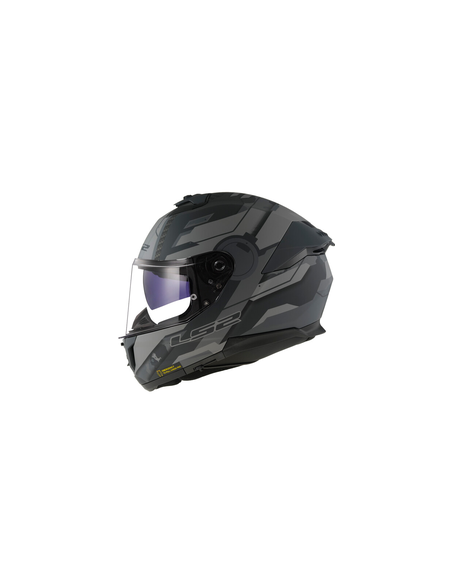 LS2 CASCO INTEGRALE STREAM II SHADOWN NERO GRIGIO