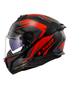 LS2 CASCO INTEGRALE STREAM II FURY ROSSO