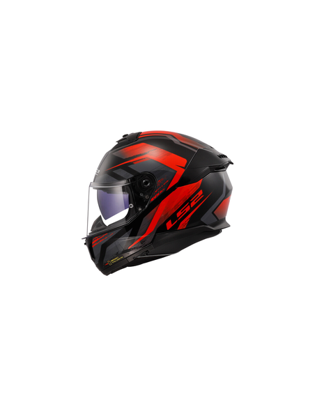 LS2 CASCO INTEGRALE STREAM II FURY ROSSO