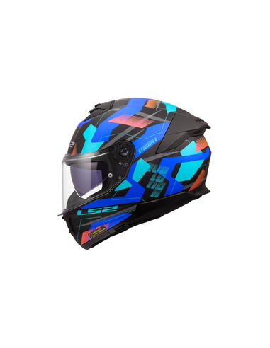 LS2 CASCO INTEGRALE STREAM II MIKA BLU OPACO