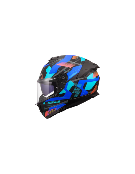 LS2 CASCO INTEGRALE STREAM II MIKA BLU OPACO