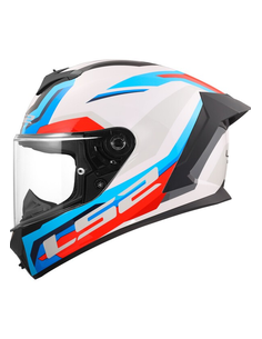 LS2 CASCO INTEGRALE HYPER BLU BIANCO ROSSO