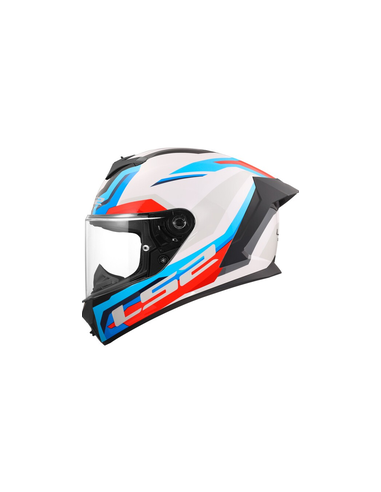 LS2 CASCO INTEGRALE HYPER BLU BIANCO ROSSO