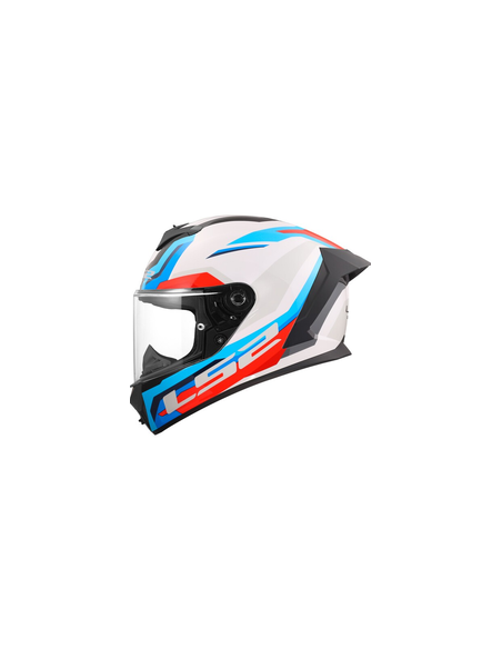 LS2 CASCO INTEGRALE HYPER BLU BIANCO ROSSO