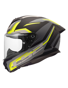 LS2 CASCO INTEGRALE HYPER GIALLO GRIGIO NERO OPACO