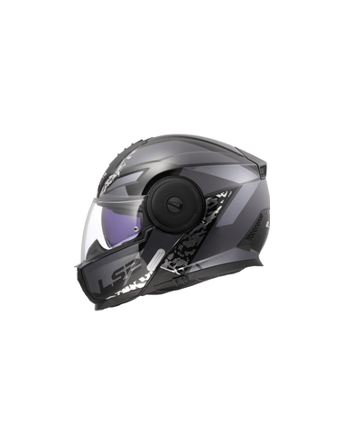 LS2 CASCO MODULARE SCOPE II OXYD NERO GRIGIO