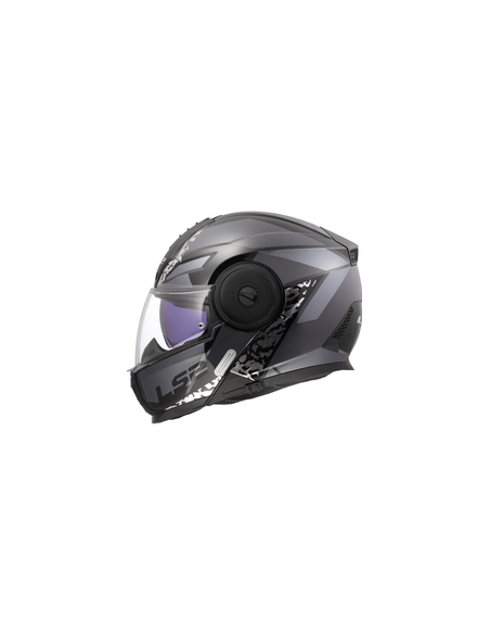 LS2 CASCO MODULARE SCOPE II OXYD NERO GRIGIO