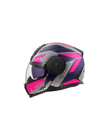 LS2 CASCO MODULARE SCOPE II OXYD ROSA VIOLA