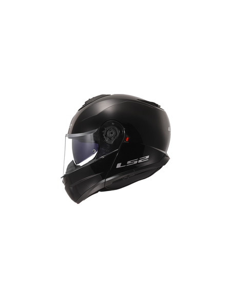 LS2 CASCO MODULARE STROBE II NERO LUCIDO