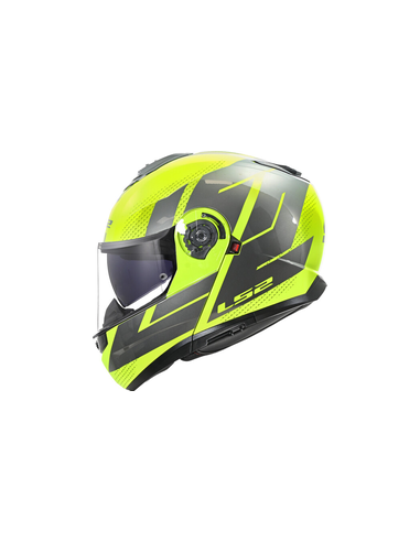 LS2 CASCO MODULARE STROBE II CODE GIALLO FLUO