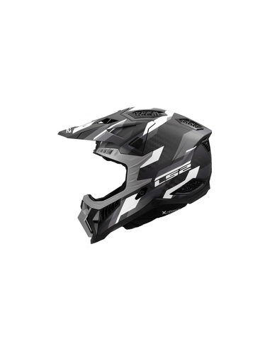 LS2 CASCO INTEGRALE OFF-ROAD X-FORCE PHANTOM NERO GRIGIO OPACO