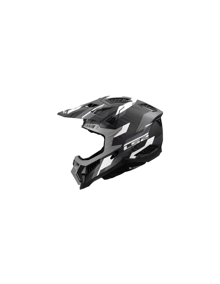 LS2 CASCO INTEGRALE OFF-ROAD X-FORCE PHANTOM NERO GRIGIO OPACO