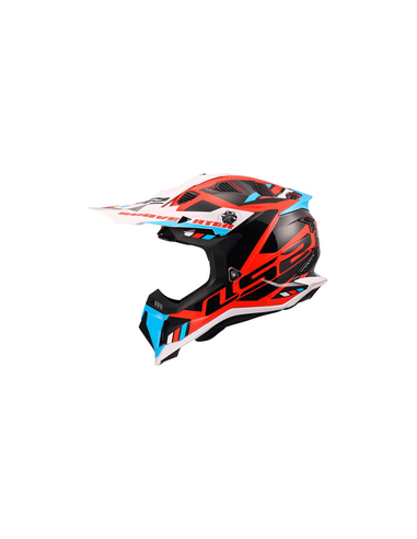 LS2 CASCO INTEGRALE SUBVERTER EVO II STOMP ROSSO AZZURRO