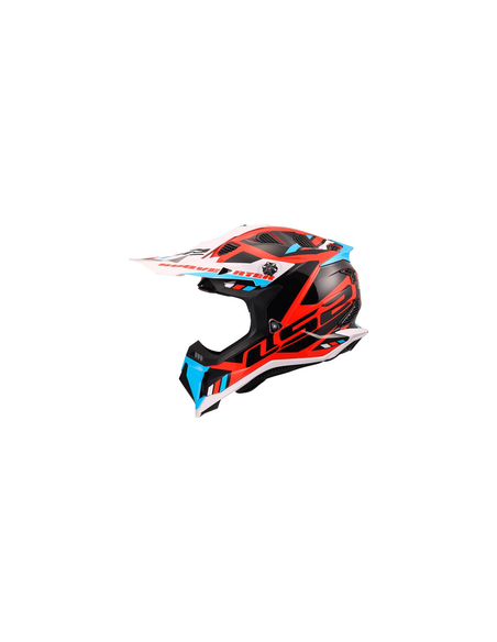 LS2 CASCO INTEGRALE SUBVERTER EVO II STOMP ROSSO AZZURRO