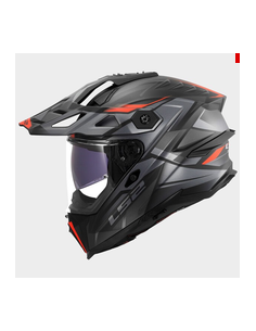 LS2 CASCO ADVENTURE EXPLORER EVO TALUX GRIGIO OPACO
