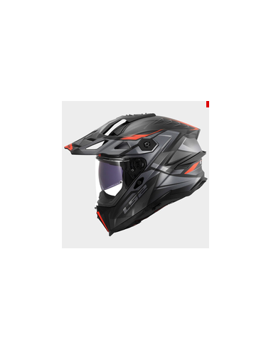 LS2 CASCO ADVENTURE EXPLORER EVO TALUX GRIGIO OPACO