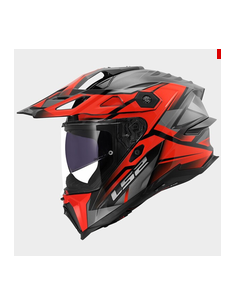LS2 CASCO ADVENTURE EXPLORER EVO TALUX ROSSO