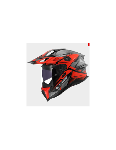 LS2 CASCO ADVENTURE EXPLORER EVO TALUX ROSSO