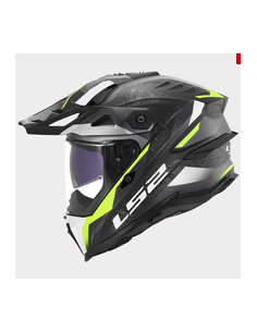 LS2 CASCO ADVENTURE EXPLORER NIVRA GIALLO FLUO